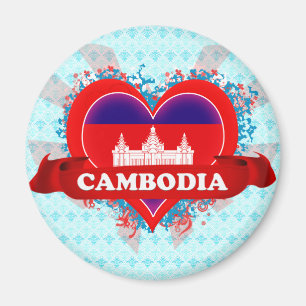 Imán Amor Camboya del vintage I