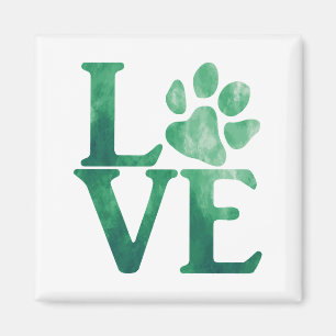 Imán Amor Clásico Verde