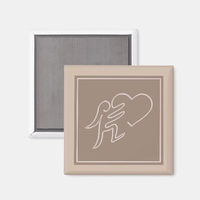 IMÁN AMOR (COCOA) (Anverso/Reverso)