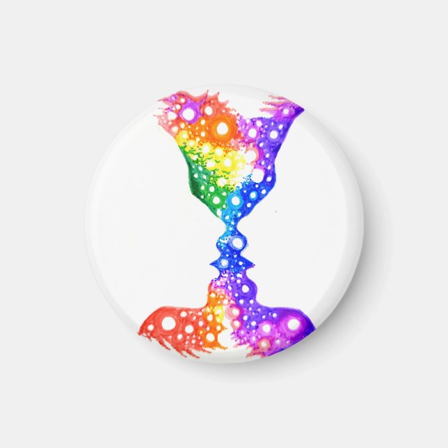 Imán Amor colorido (Frente)