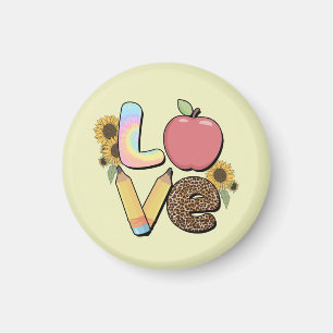 Imán Amor - Colorido diseño docente con Apple y lápiz