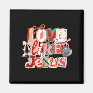 Imán Amor Coqueto Como Jesús Día de San Valentín Corazó