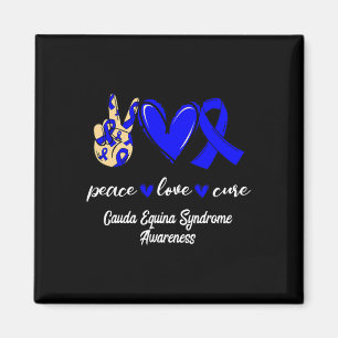 Imán Amor Cure Cauda Síndrome Equina Azul Conciencia