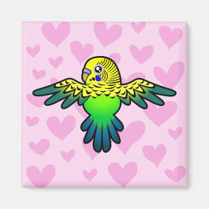Imán Amor de Budgie