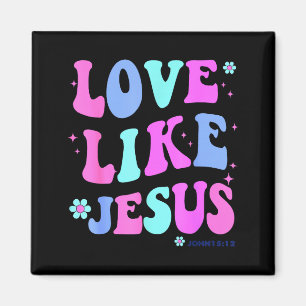 Imán Amor de chica como Jesús Cute Mujeres Cristianas A