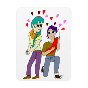Imán amor de cola