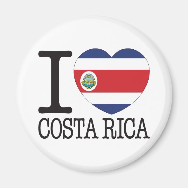 Imán Amor de Costa Rica v2 (Frente)