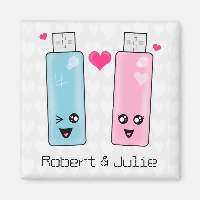 Imán Amor de Flash Drive USB (Frente)