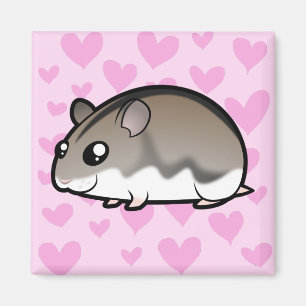 Imán Amor de Hámster Enano
