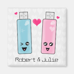 Imán Amor de la unidad flash USB