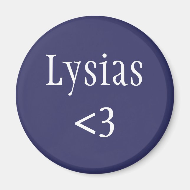 Imán Amor de Lysias (Frente)