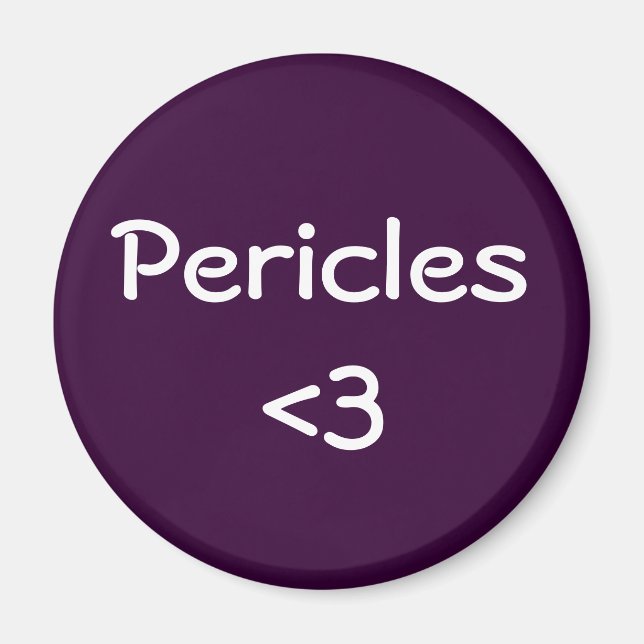 Imán Amor de Pericles (Frente)