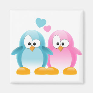 Imán Amor de pingüinos