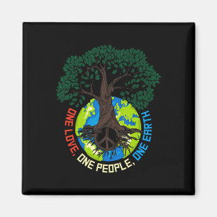 Imán Amor del árbol de la paz - Protección ambiental Ti