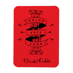 Imán Amor del arte del dolor de Frida Kahlo el  