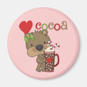 Imán Amor del cacao del oso del chica
