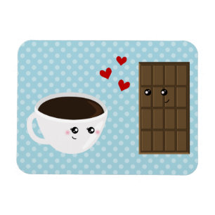 Imán Amor del café y del chocolate