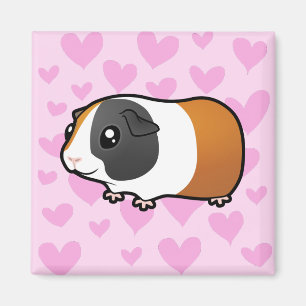 Imán Amor del conejillo de Indias (pelo liso)