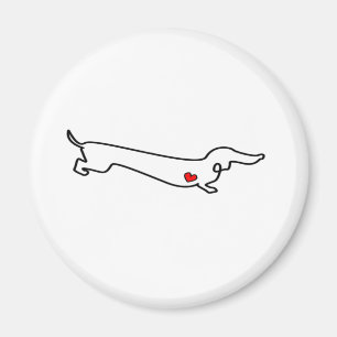 Imán Amor del Dachshund