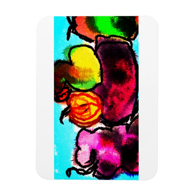 Imán Amor del resplandor de otoño (Vertical)