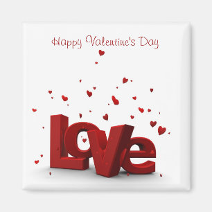 Imán Amor - el día de San Valentín feliz