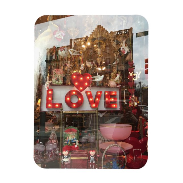 Imán AMOR El día de San Valentín NYC Almacenar Ventana  (Vertical)