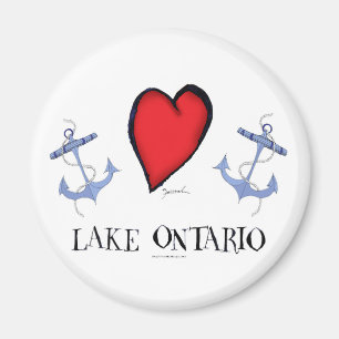 Imán amor el lago Ontario