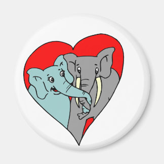 Imán Amor elefante