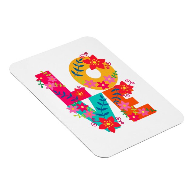 Imán Amor en arco iris (Lado Derecho)