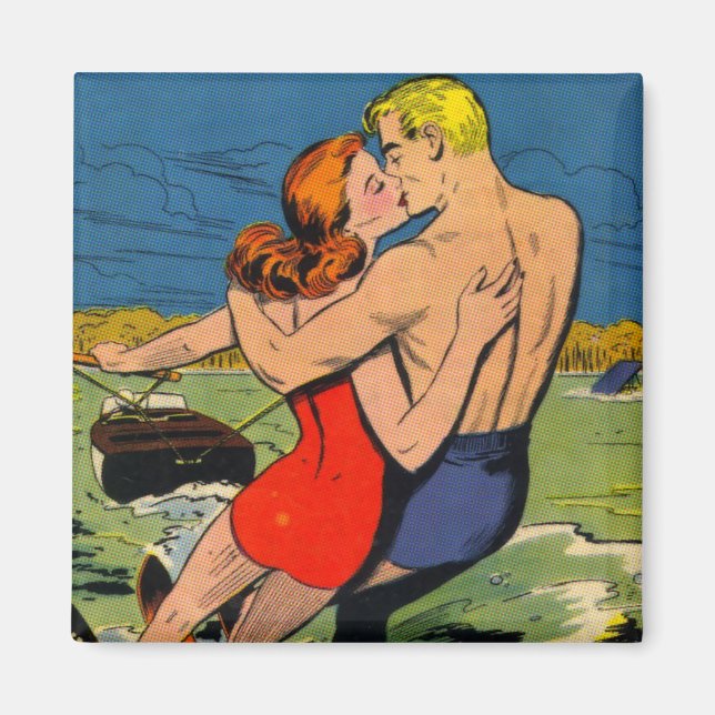 Imán Amor en los esquís (Frente)