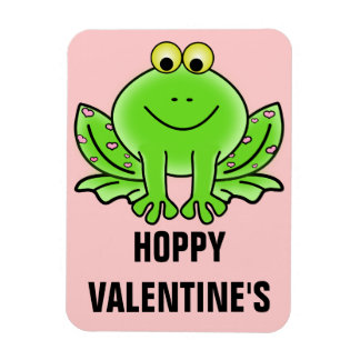 Imán Amor Frog Gracioso Saludo: El día de San Valentín
