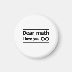 Imán Amor infinito de la matemáticas