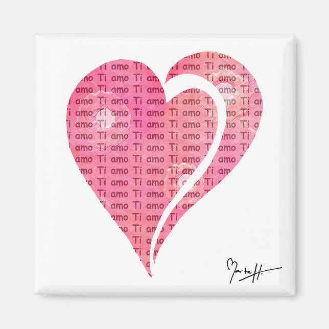 Imán Amor internacional - italiano (Frente)