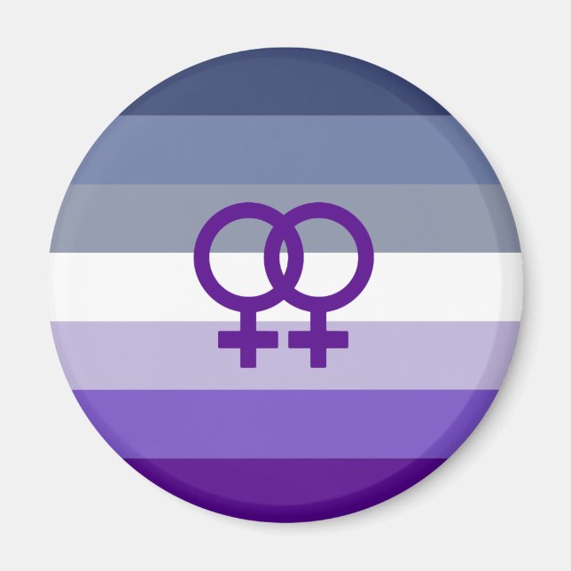Imán Amor Lésbico Butch Orgullo WLW (Frente)