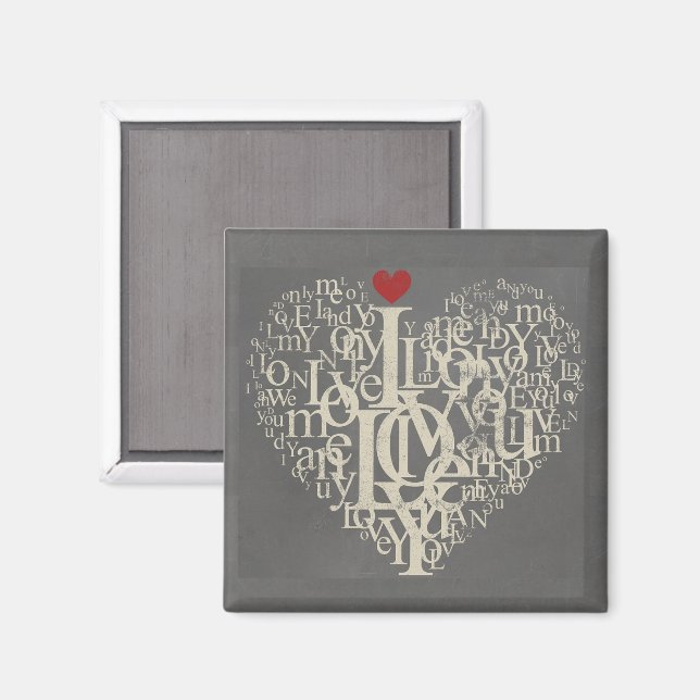 Imán Amor Magnet (Anverso/Reverso)