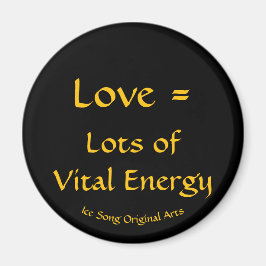 Imán Amor = Mucha energía vital