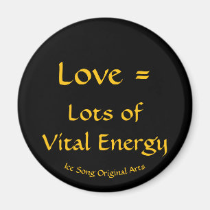 Imán Amor = Mucha energía vital