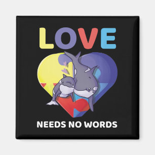 Imán Amor No Necesita Palabras Conciencia del autismo O