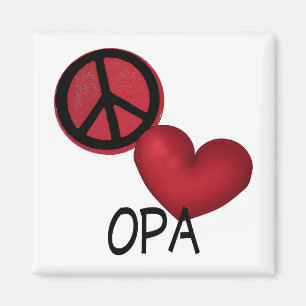Imán Amor Opa de la paz