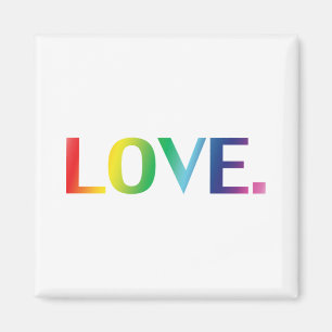 Imán Amor, orgullo lgbt lgbtq colores del arcoiris gay