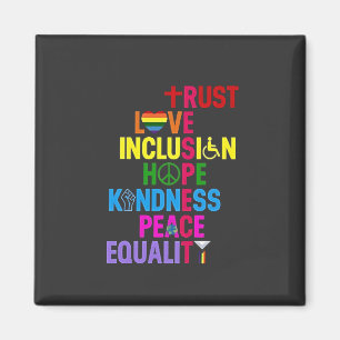 Imán Amor Paz Igualdad Amor Inclusión Esperanza
