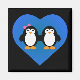 Imán Amor pingüino