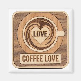 Imán Amor por el Café, Corazón