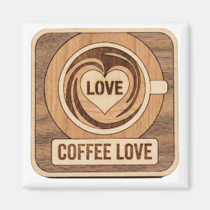 Imán Amor por el Café, Corazón