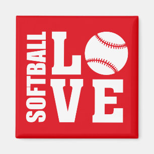 Imán Amor por el Softbol