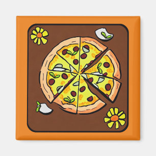 Imán Amor por la Pizza