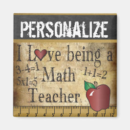 Imán Amor por ser profesor de matemáticas