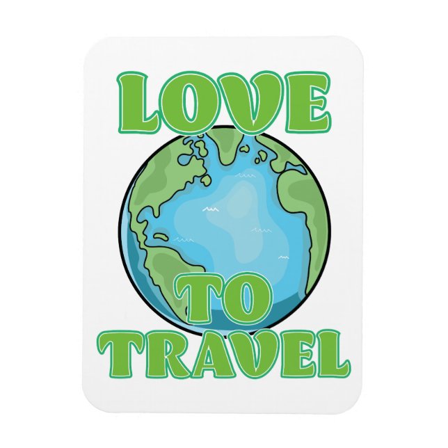 Imán Amor por viajar (Vertical)
