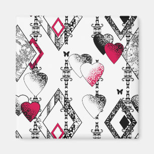 Imán Amor, red de pesca, patchwork