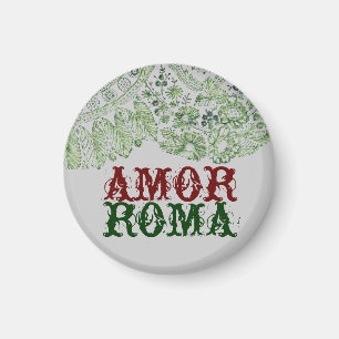 Imán Amor Roma con el cordón verde
